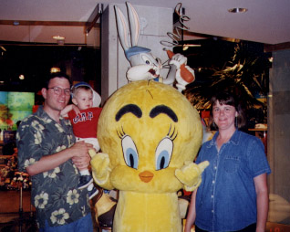 Tweety at the Warner Brothers Store near our hotel