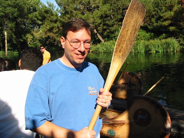 Kevin finally rides the Canoes at Disneyland