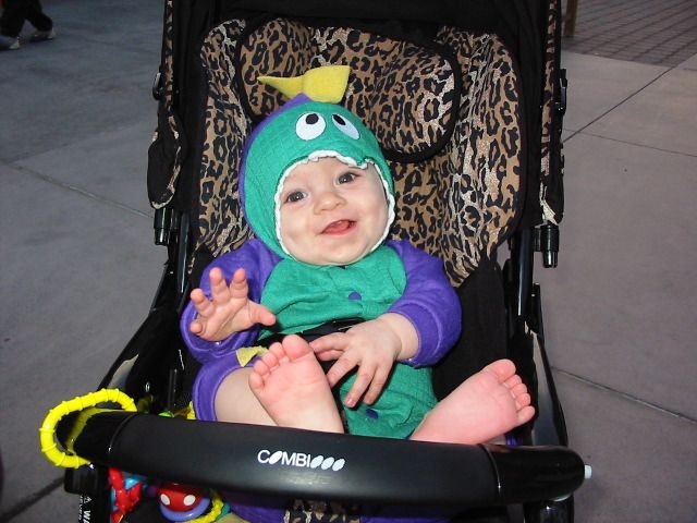 Scary Dinosaur at Halloween