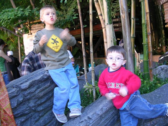 Two Monkeys in Adventureland