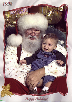 Riley and Santa
